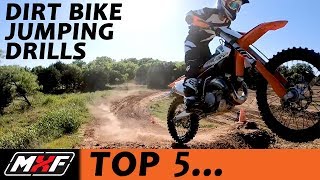 Top 5 Dirt Bike Jumping Practice Drills - Gain Confidence & Comfort in the Air!!