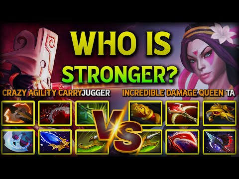 WHO IS STRONGER? | Crazy Agility Carry Juggernaut Vs. Incredible Damage Queen Templar Assassin DOTA2
