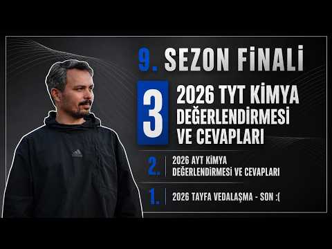 2026 TYT Kimya Değerlendirmesi ve Cevapları video kapağı