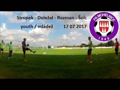 Goalkeeper training - FK Mohelnice 17 07 2017 Mládež/Youth