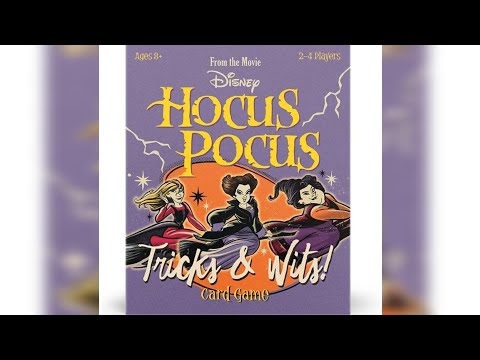 HOW TO PLAY Disney Hocus Pocus Tricks & Wits Card Game