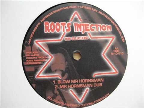 10" Side B: 1. Ras Muffet - Blow Mr Hornsman / 2. Roots Injection - Mr Hornsman Dub