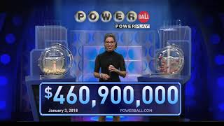 Powerball lottery Jan 3, 2018 drawing video