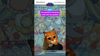 POV: your partner suddenly becomes interested in Pokémon after you pull a cute card #pokemoncards