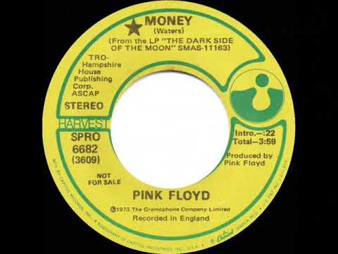 1973 Pink Floyd - Money (stereo radio promo 45--‘bull____’ version)