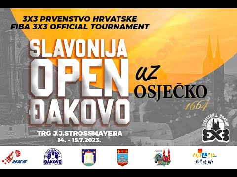SLAVONIJA OPEN ĐAKOVO 2023 - SUBOTA 15.07.2023. - POLUFINALA I FINALE