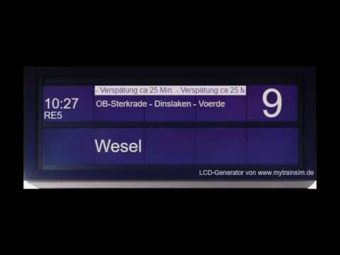 Ansage(Blechelse) Oberhausen Hbf