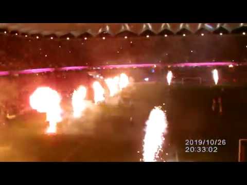 Western Sydney Wanderers v East Sydney FC - 26-10-19 - half time light show