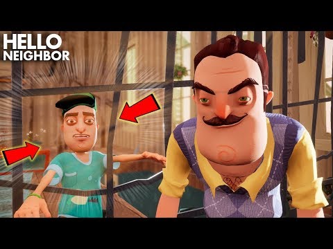 The Neighbor’s CRAZY KITCHEN JAIL ROOM!!! | Hello Neighbor Gameplay (Mods)
