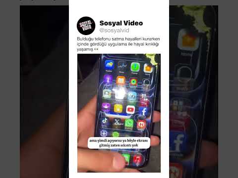 Bulduğu telefonu satma hayalleri kurarken içinde gördüğü uygulama ile hayal kırıklığı yaşamış 👀