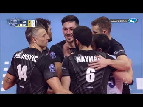 2017 CLVolleyM - 4th Round Leg 3 - Halkbank ANKARA vs Knack ROESELARE