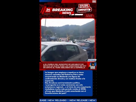 ARCABUCO ya se prepara para recibir las caravanas en apoyo al “Tigre” Abelardo de la Espriella.