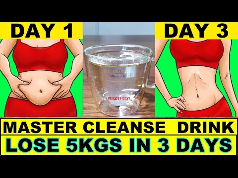 Master Cleanse : Lose 5 Kgs In 3 Days | Castor Oil Benefits* (Master Cleanse) Video