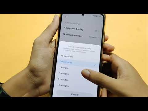 How to set home screen time in Poco F4 5G | screen time setting | auto screen timer Kaise set Kare
