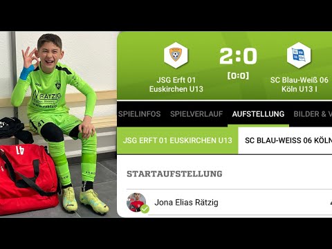 Keeper Match Highlights / Halbfinale U13 ISOTEC CUP 24/25 JSG Erft vs. Blau Weiß Köln am 10.04.2025