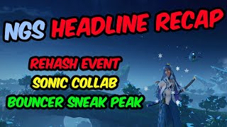 [PSO2:NGS] September Event, Sonic Collaboration, Bouncer Sneak Peak