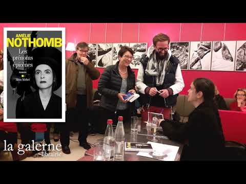 Signature et rencontre avec Amélie Nothomb