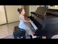 Bach Prelude in C Major BWV 939 - Sophia (age 5).