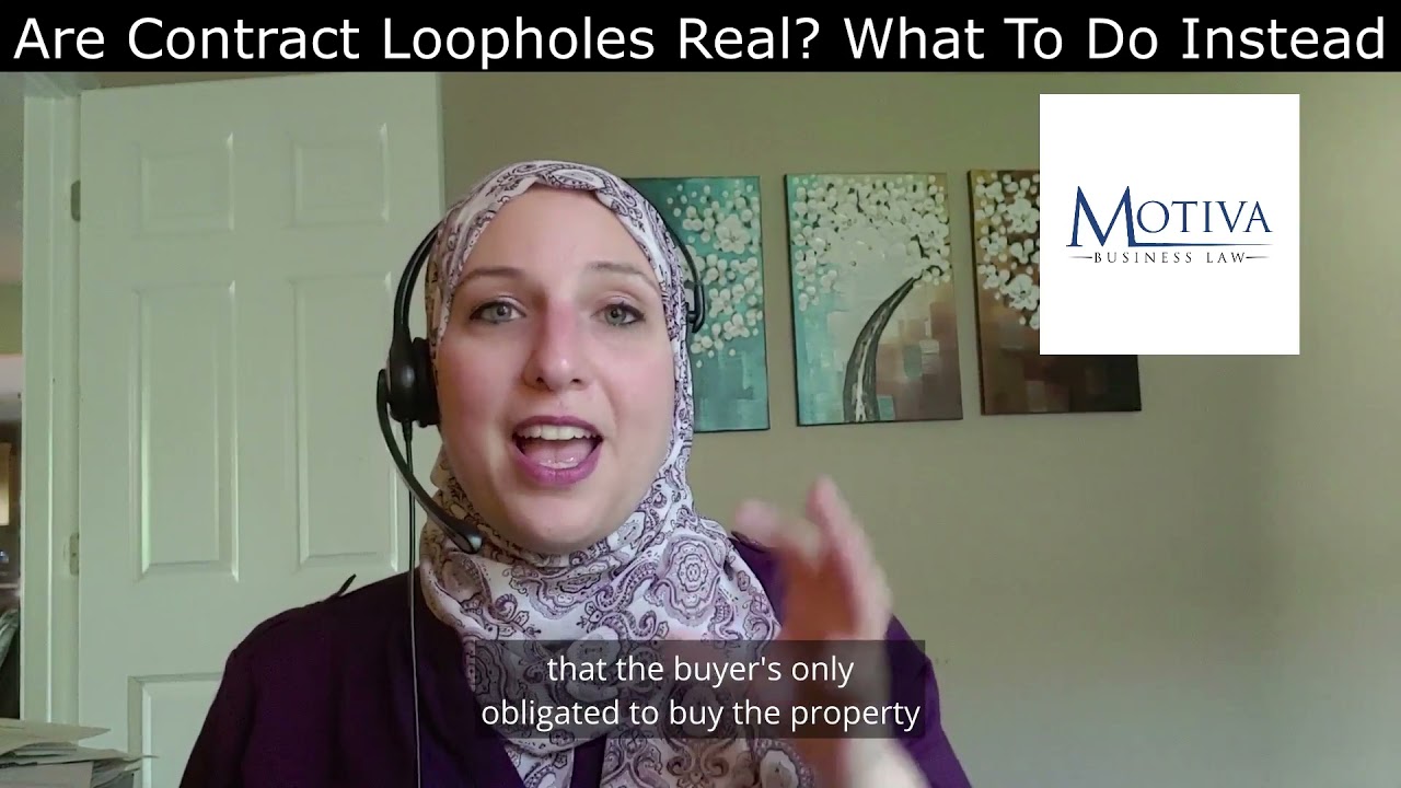 Are Contract Loopholes Real? | Illinois Contract Attorney