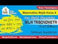 Cara Mudah Menentukan Nilai Trigonometri Sudut Istimewa Semua Kuadran