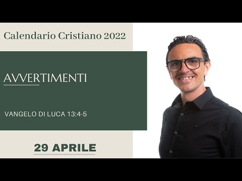 29 Aprile 2022 Calendario cristiano