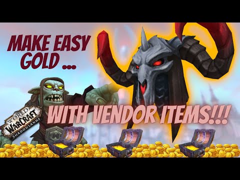 Sell this Vendor items for Profit !!! // WoW Shadowlands 9.2.5 //