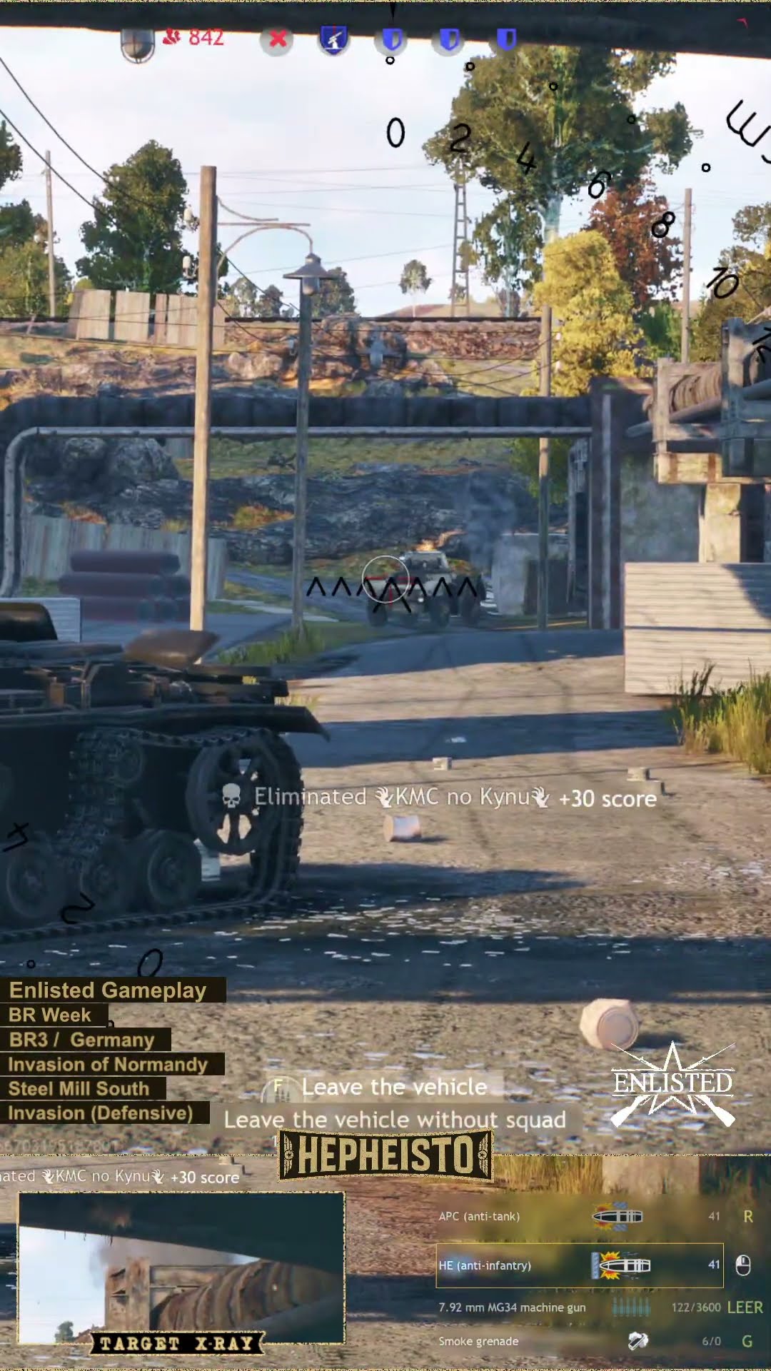 Panzer III M eliminates Tank Daimler Mk II with 50mm KwK39 Cannon