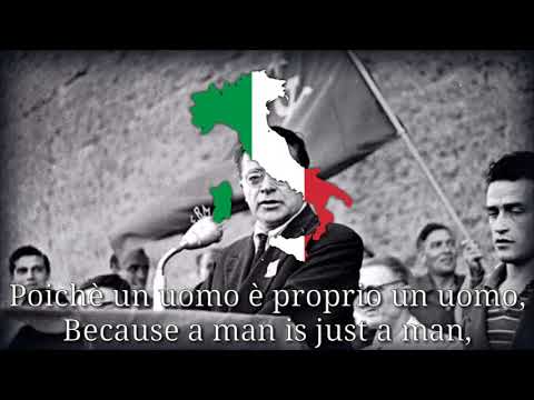 La Canzone Del Fronte Unito - Einheitsfrontlied in Italian Version