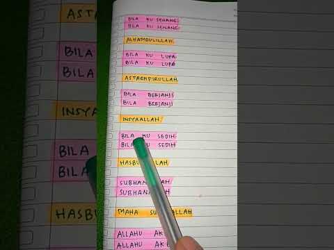 lirik kalimat toyyibah #tulisanviral #edukasiguru #pendidikanislam