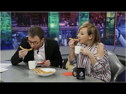 Carmen Machi y Pablo Motos se marcan un Terelu: chocolate y porras en pleno directo