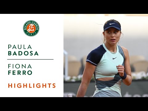 Paula Badosa vs Fiona Ferro - Round 1 Highlights I Roland-Garros 2022