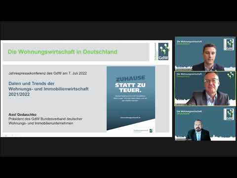 GdW-Jahrespressekonferenz 2022 - Trübe Aussichten für das bezahlbare Wohnen