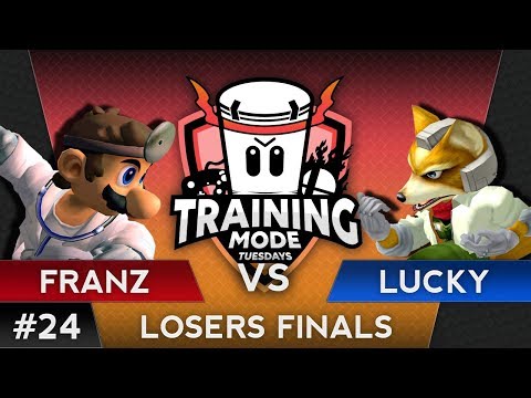 TMT 24 - Franz (Dr. Mario) VS Lucky (Fox) - SSBM Losers Final - Smash Melee