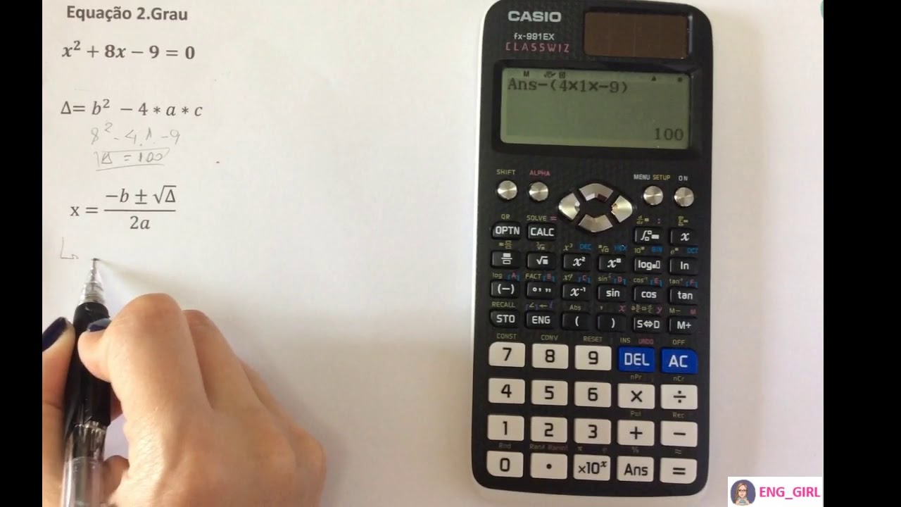 Watch Now Equacao 2 Grau - Casio 991 e Casio 570 Equacao 2 Grau - Casio 991 e Casio 570