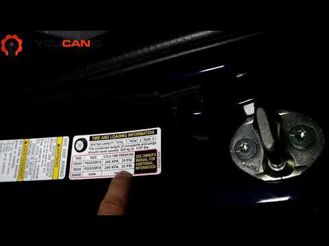 Where to Locate the Tire Pressure of your Mitsubishi