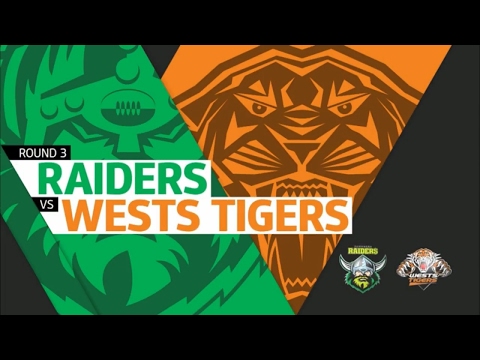 NRL 2017 Round 3 Highlights - Wests Tigers vs Canberra Raiders