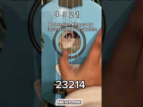 Bohemian Rhepsody  Easiest songs on ukulele #ukulele #bohemian rhapsody #cover #music #easy