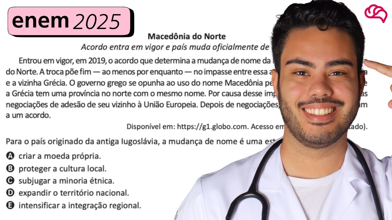 Resolução em Vídeo — Questão 46 ENEM 2025