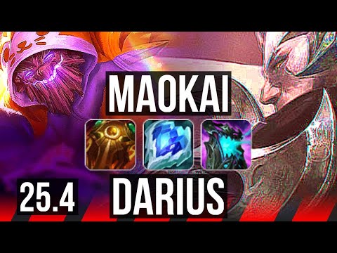 MAOKAI vs DARIUS (TOP) | KR Master | 25.4