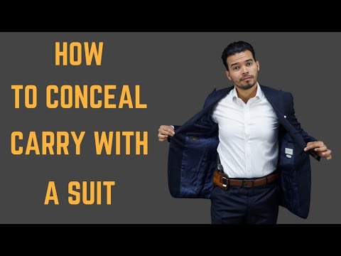 How to Conceal Carry With A Tailored Suit