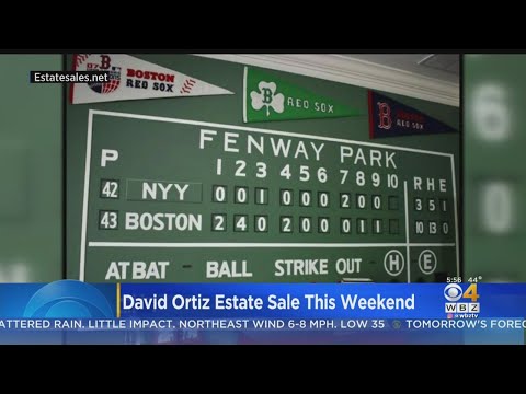 David Ortiz Selling Red Sox Memorabilia And More At Weston Estate Sale