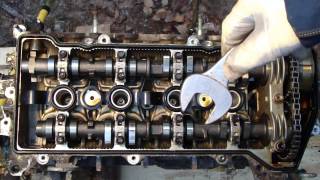 How to disassemble engine VVT-i Toyota Part 9/31: Cylinder head cover