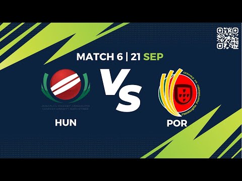 Match 6 - HUN vs POR | Highlights | Dream11 European Cricket Championship Day 2 | ECC21.030
