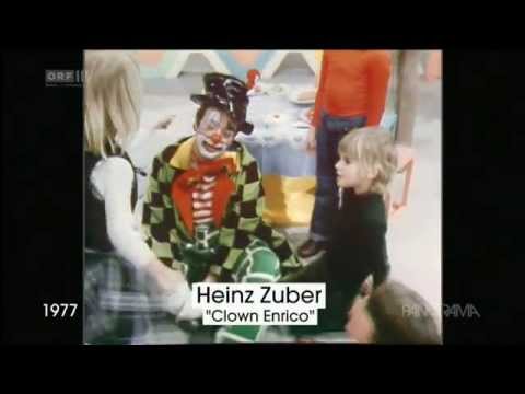 Clown Enrico aus Am Dam Des bei Proben 1977