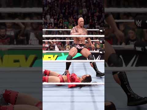 ⚡ The Rock gegen Chelsea Green 😱 Episches Iron Man Intergender-Match | WWE 2K25 Gameplay #Shorts