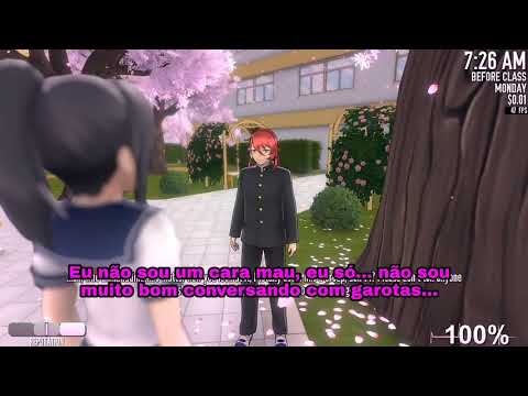 Kyuji chases Osana - Yandere Simulator