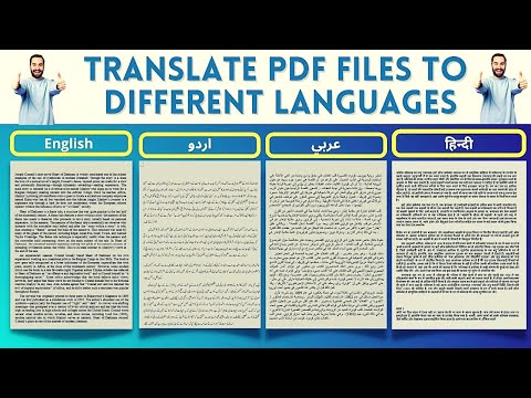 Part of a video titled How to google translate a pdf book to any language - YouTube