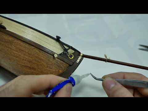 PALOS 72- Como colocar los mástiles. POLARIS - Modelismo Naval