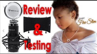 Video thumbnail for ROCKVILLE RCM03 CONDENSOR MICROPHONE REVIEW AND TESTING by Coke Spirit