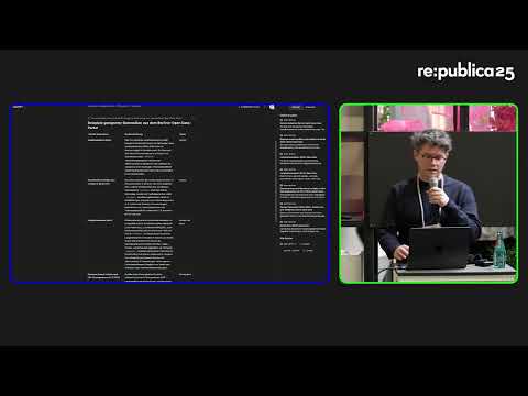 Video Thumbnail: re:publica 25: Benjamin Seibel - Vibe Coding mit offenen Daten